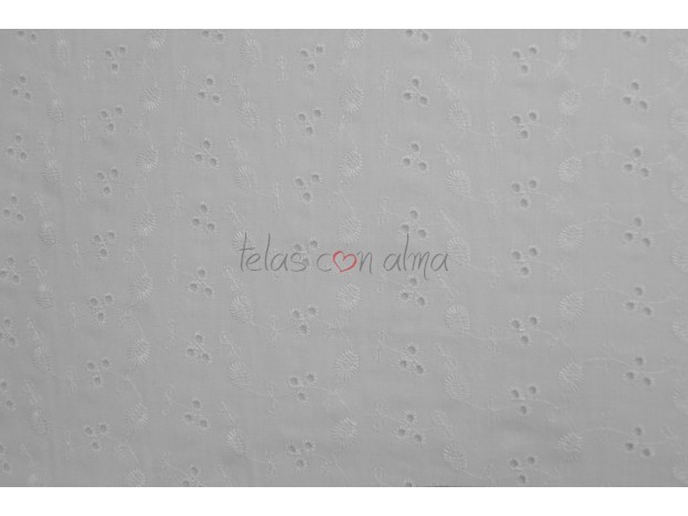 BATISTA PERFORADA BLANCO ROTO Nº2