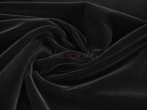 TERCIOPELO SINTETICO NEGRO