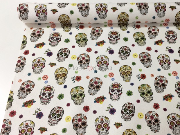 POLIPIEL CALAVERAS BLANCO