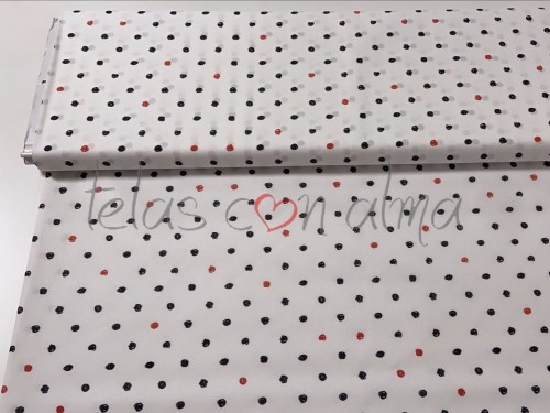 POPELIN CAPERUCITA MOTAS