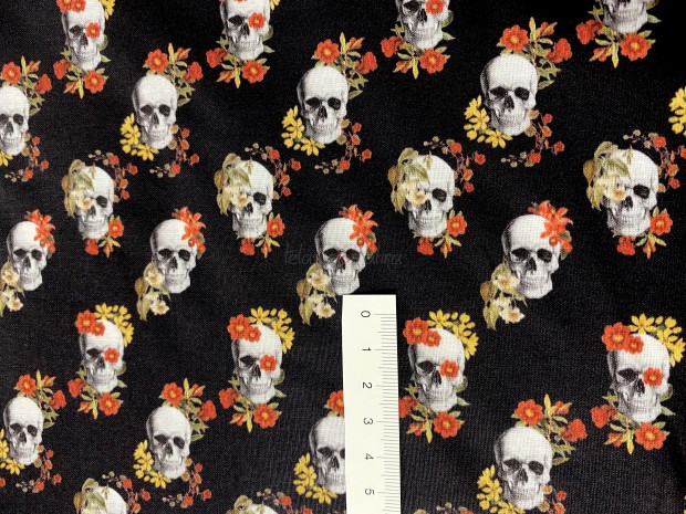 CALAVERAS PARCHE FLOR