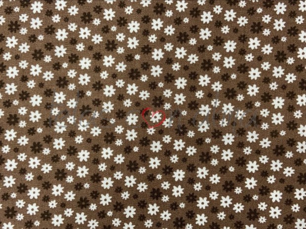 POPELIN FLORECITA MARRON1