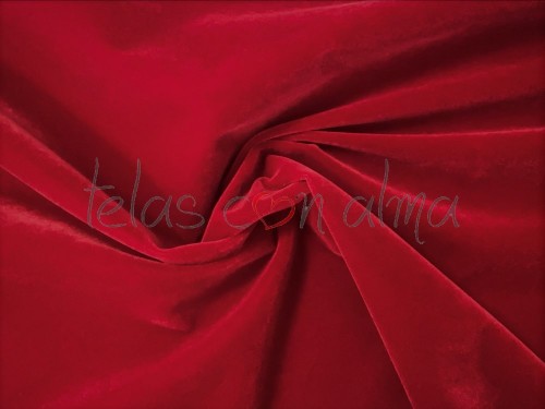 TERCIOPELO SINTETICO GRANATE