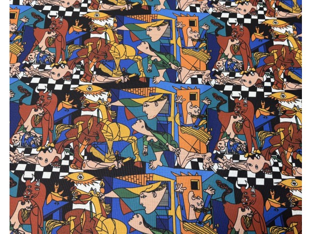 HALF PANAMA GUERNICA COLOR