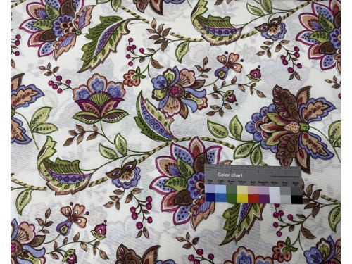 LONETA FLOREADA MALVA