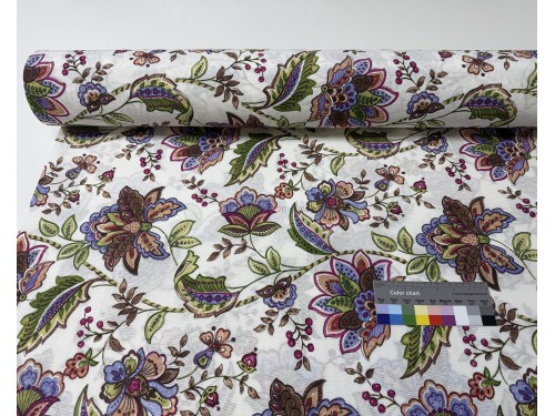 LONETA FLOREADA MALVA