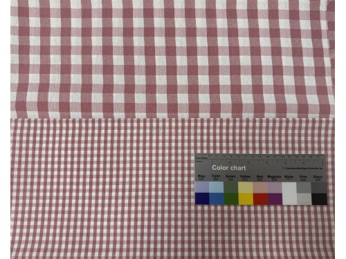 VICHY TEJIDO FRAMBUESA