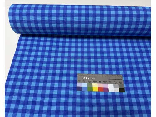 LONETA CUADROS EN AZUL