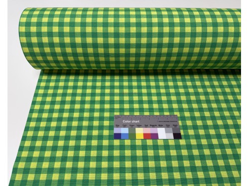 LONETA CUADROS EN VERDE