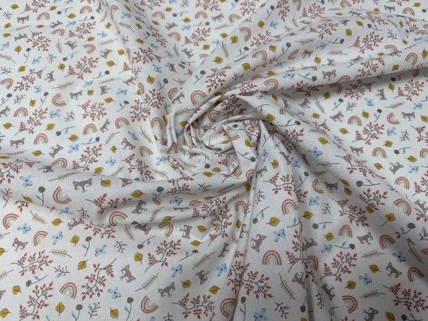 POPELIN ZORRITO NARANJA