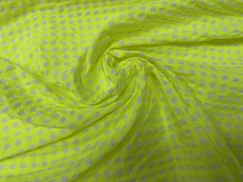 SEERSUKER NEON AMARILLO
