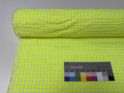 SEERSUKER NEON AMARILLO