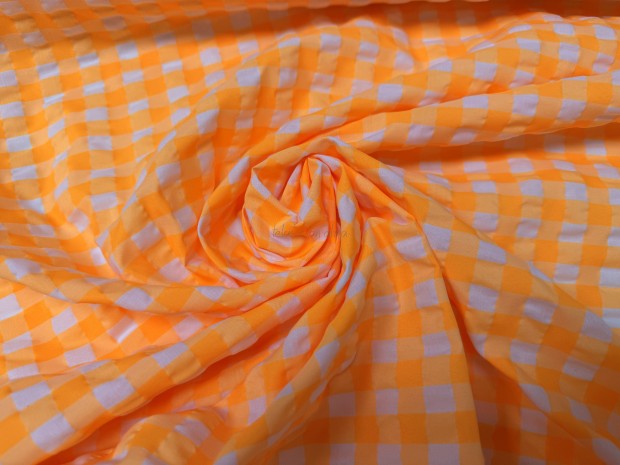 SEERSUKER NEON NARANJA