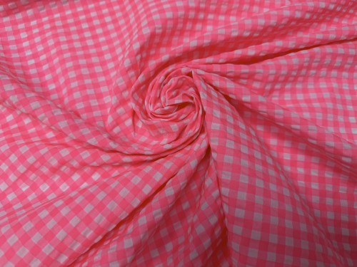 SEERSUKER NEON ROSA